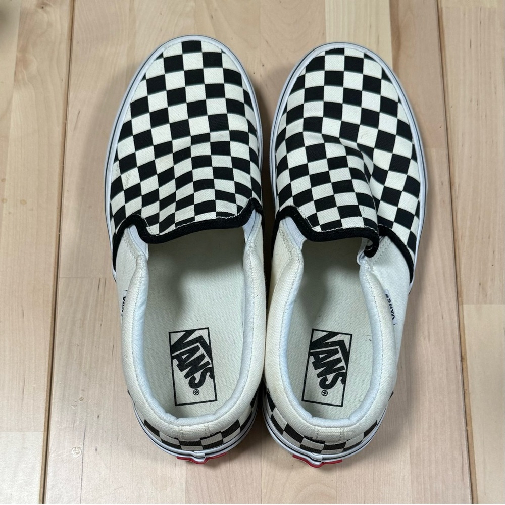 Vans Slip On Checkerboard Shoe size M8 W9.5